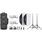 Godox Litemons LA300Bi Bicolor LED Luz de vídeo Kit de 2 luces