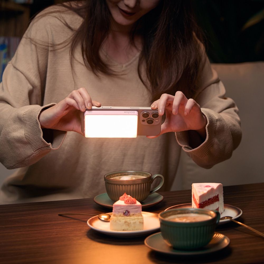 Godox MA5R Banco de energía móvil y luz LED RGB negro