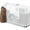 SmallRig 5223 Placa de montaje en L con asa de madera para FUJIFILM X media, plata