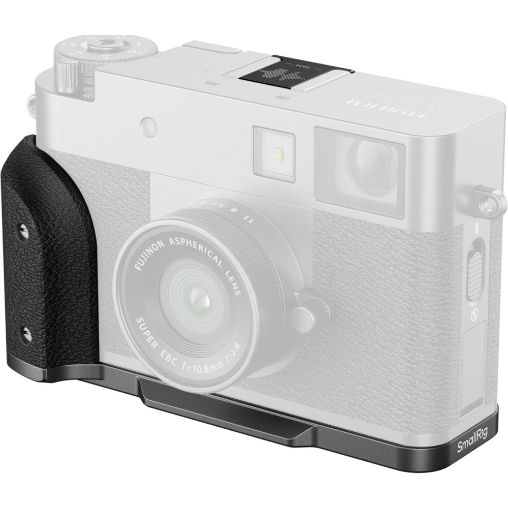 SmallRig 5217 L-förmige Montageplatte mit Silikongriff für FUJIFILM X halb, anthrazit