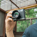 SmallRig 5217 L-förmige Montageplatte mit Silikongriff für FUJIFILM X halb, anthrazit