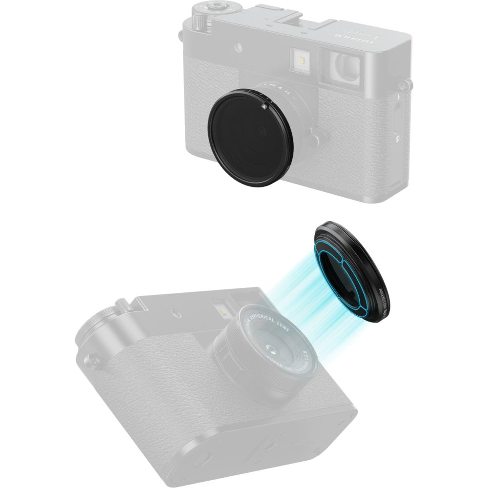 SmallRig 5225 Filtro magnético VND ND2 - ND32 para FUJIFILM X medio, negro