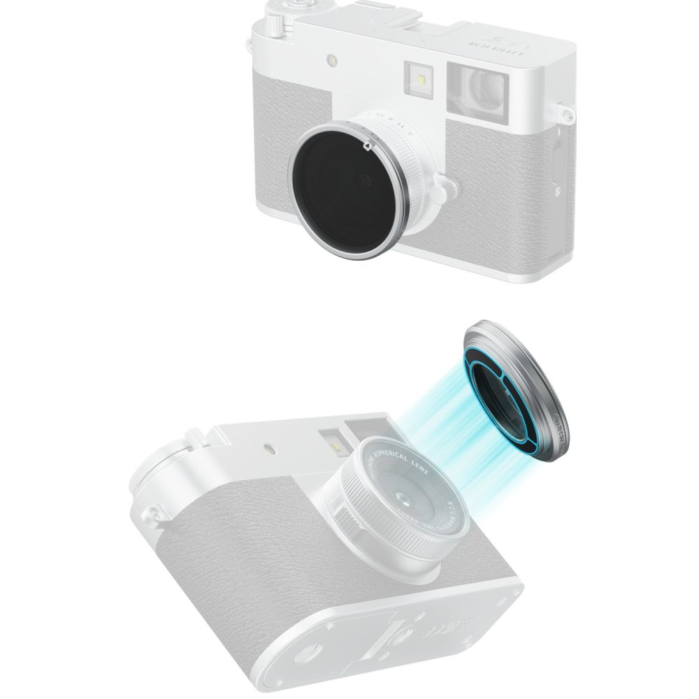 SmallRig 5391 Filtro magnético VND ND2 - ND32 para FUJIFILM X medio, plateado