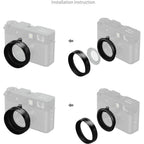 SmallRig 5215 Parasol para FUJIFILM X medio, negro