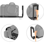 SmallRig 4160B L-Shape Montageplatte für Canon EOS R6 Mark II / R5 / R5 C / R6