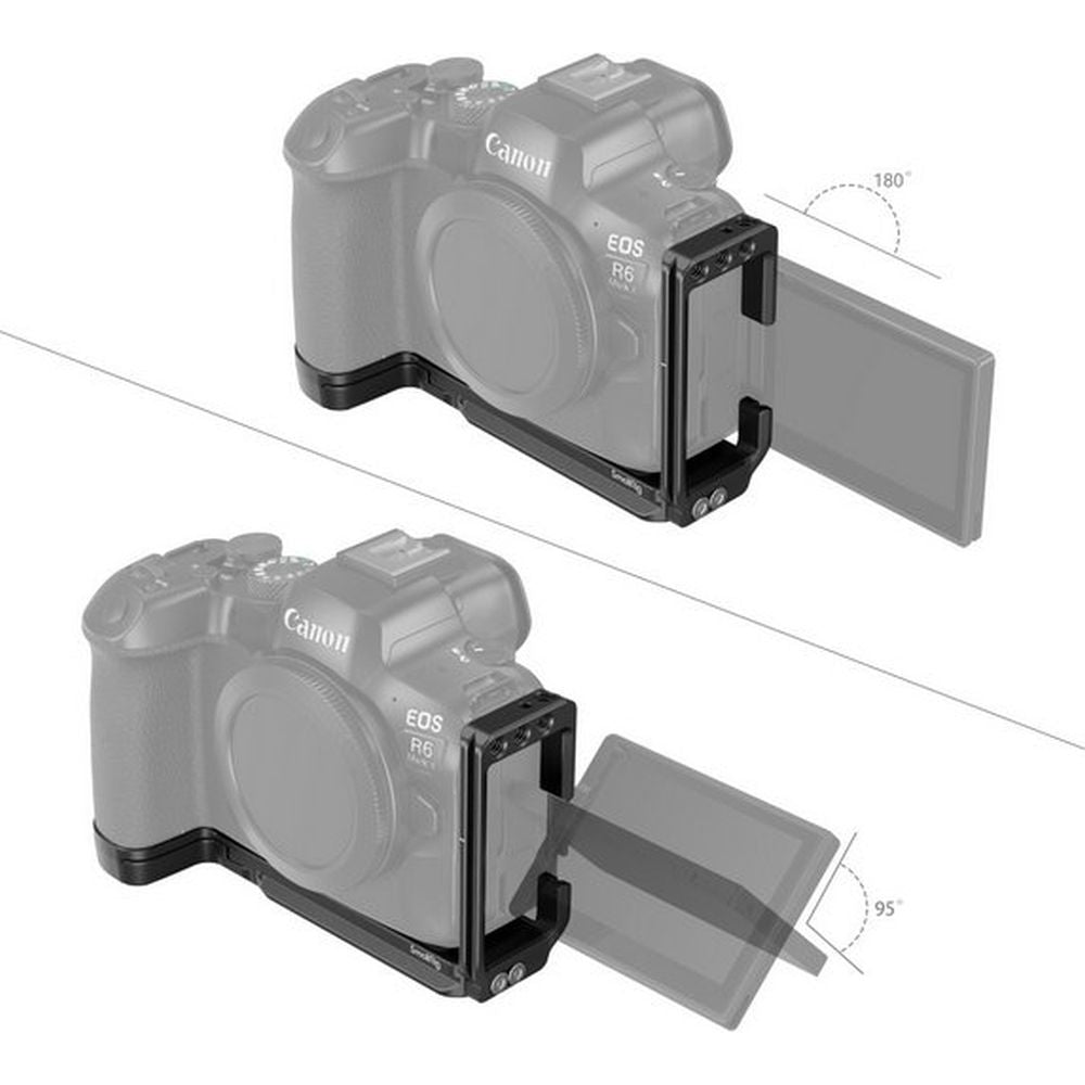 SmallRig 4160B L-Shape Montageplatte für Canon EOS R6 Mark II / R5 / R5 C / R6