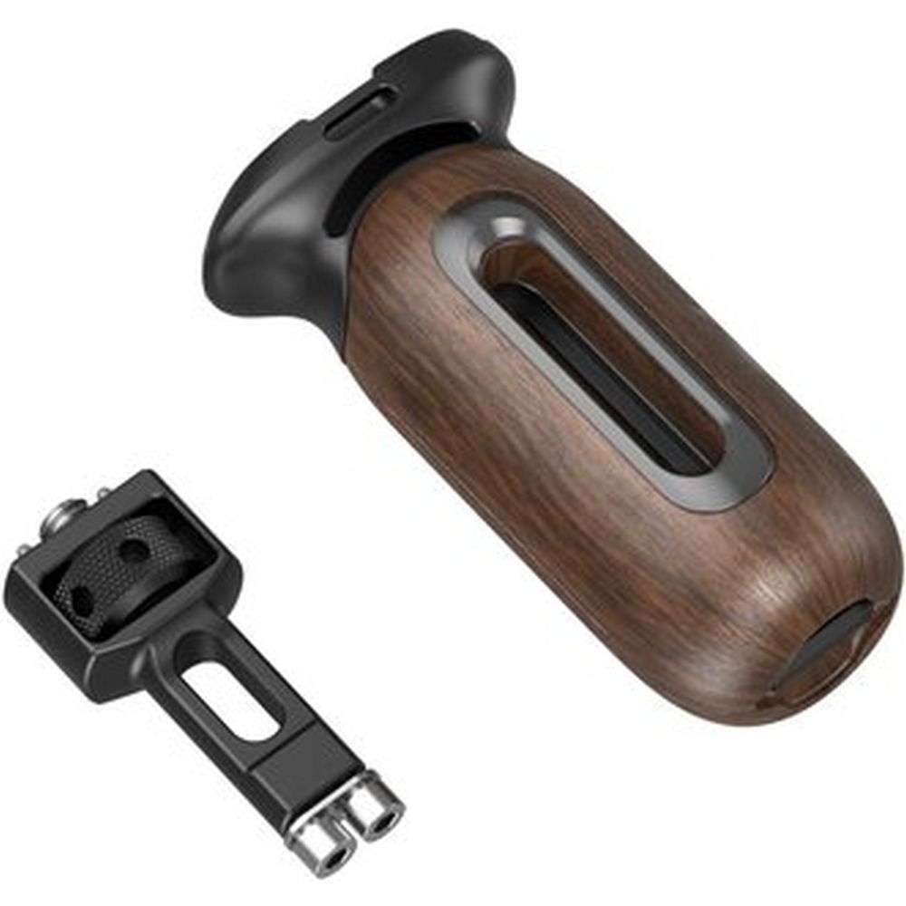 SmallRig 5238 Empuñadura lateral de madera con tornillos de fijación ARRI de 1/4"-20 y 3/8''-16