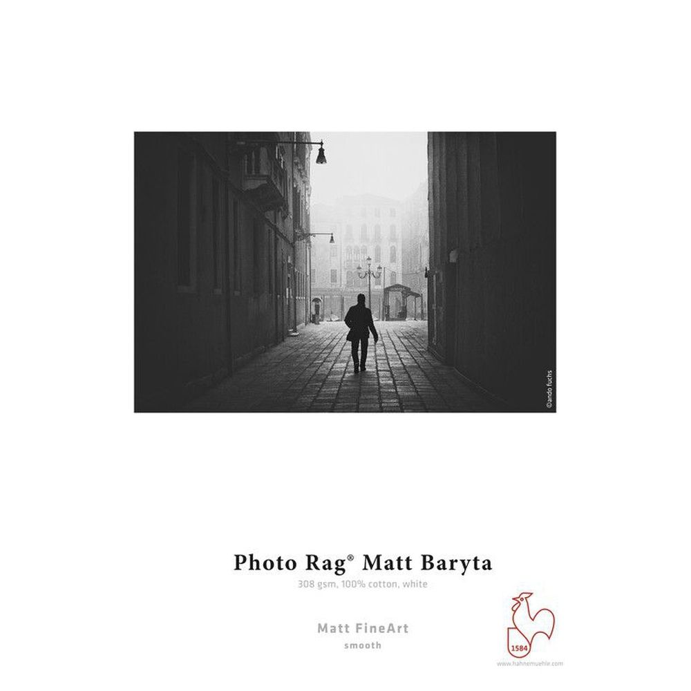 Hahnemühle Photo Rag Mate Baritado 308 g Rollo de 44" 12 m