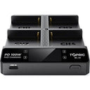 Accsoon TopRig 100W 4-Bay NP-F Fast Chargeur