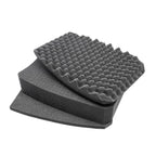 HPRC 3600 Mochila negra con asa naranja + espuma cúbica