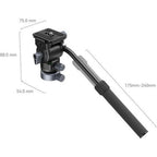 SmallRig 4170B Placa de montaje de cabezal de vídeo con base niveladora CH2