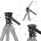 SmallRig 4170B Placa de montaje de cabezal de vídeo con base niveladora CH2