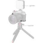 SmallRig 4712B L-förmiger Griff für Fujifilm X-T50 (Silikon/Kohlensilber)