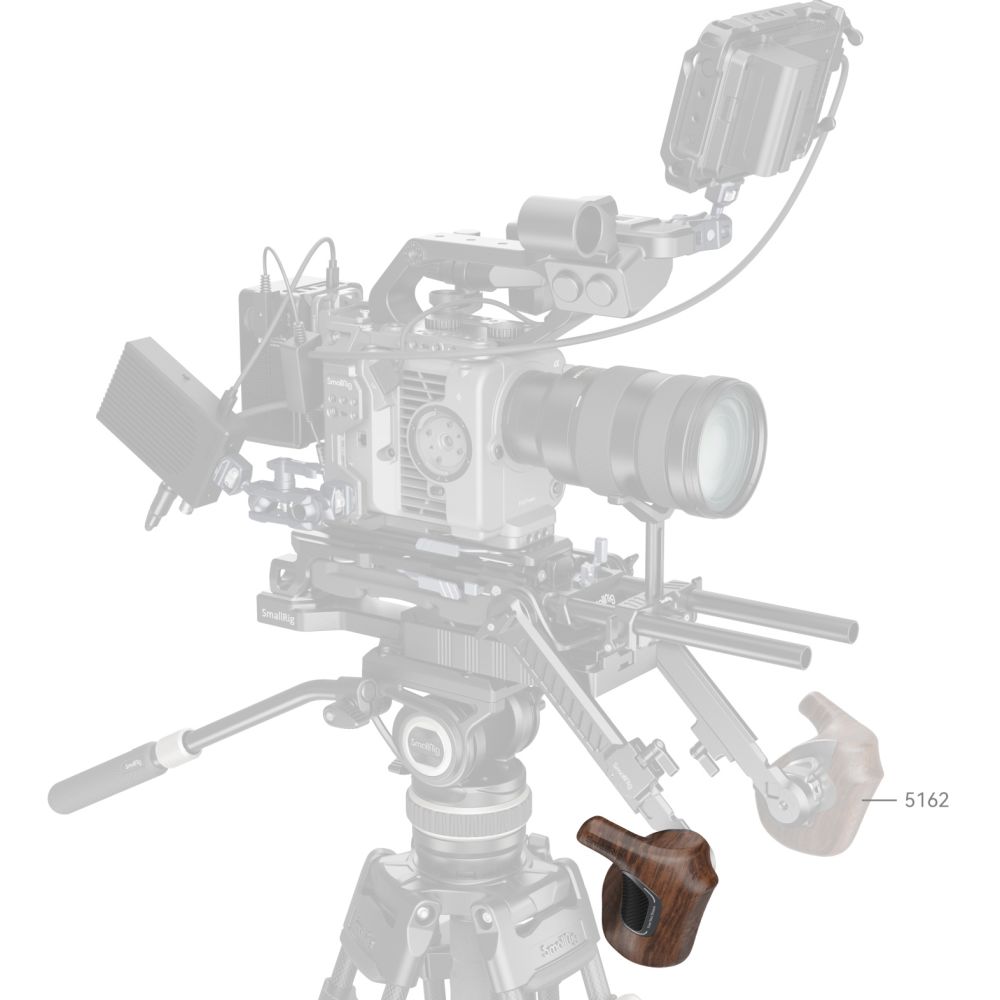 SmallRig 5193 Mango de madera de la serie "ImageGrip" con roseta ARRI (lado derecho)
