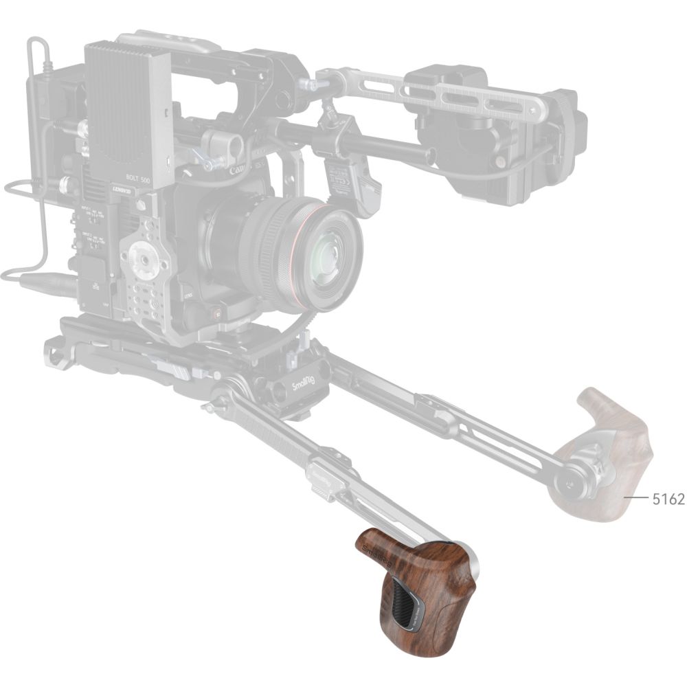 SmallRig 5193 Mango de madera de la serie "ImageGrip" con roseta ARRI (lado derecho)