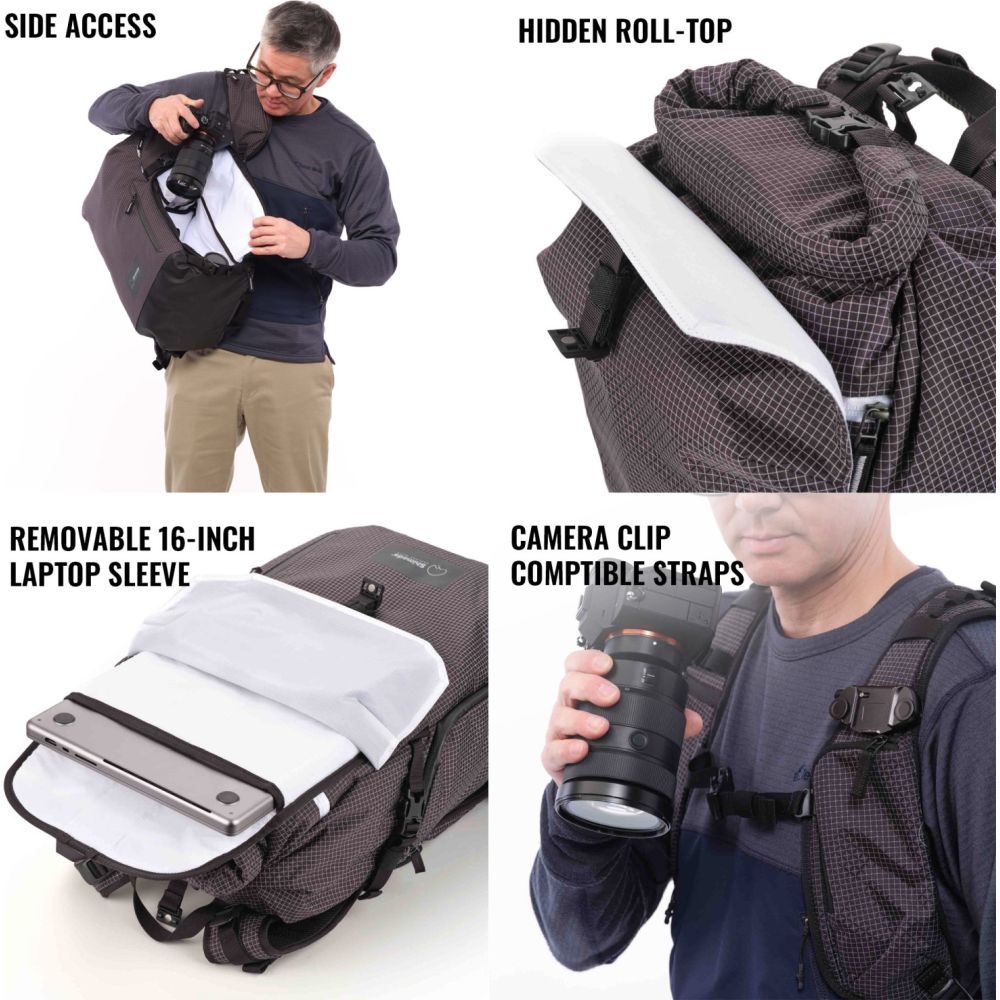 Shimoda Rucksack Sidecountry 28 Starter Kit - schwarz/weiß - 520-351