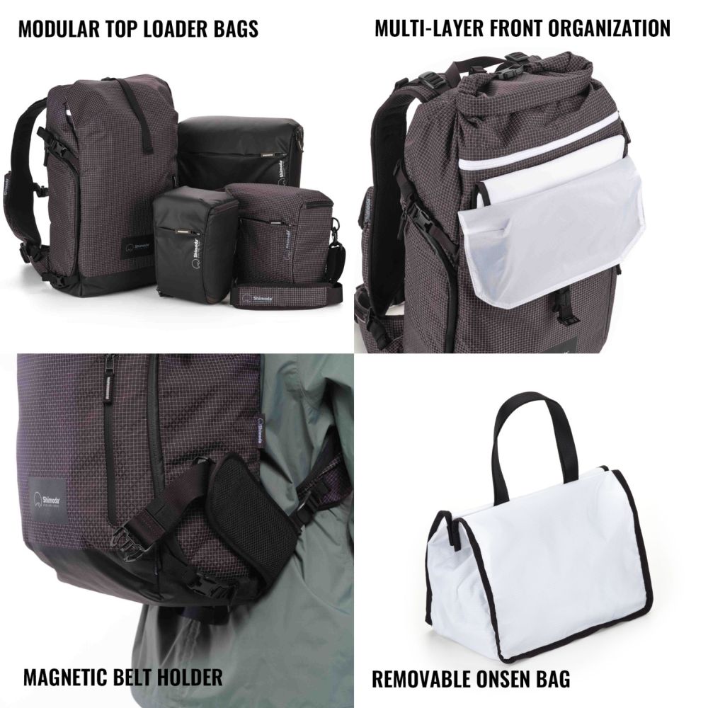 Shimoda Rucksack Sidecountry 28 Starter Kit - schwarz/weiß - 520-351