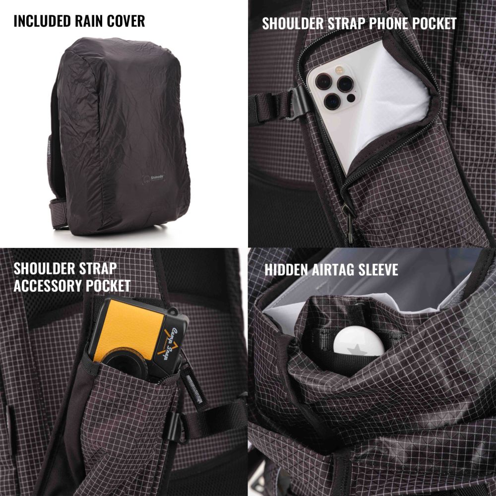 Shimoda Rucksack Sidecountry 28 Starter Kit - schwarz/weiß - 520-351