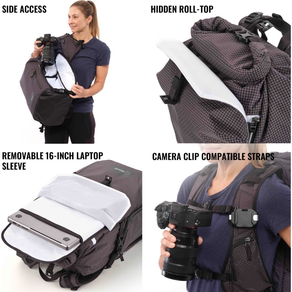 Shimoda Rucksack Sidecountry 28 Women's Starter Kit - schwarz/weiß - 520-353