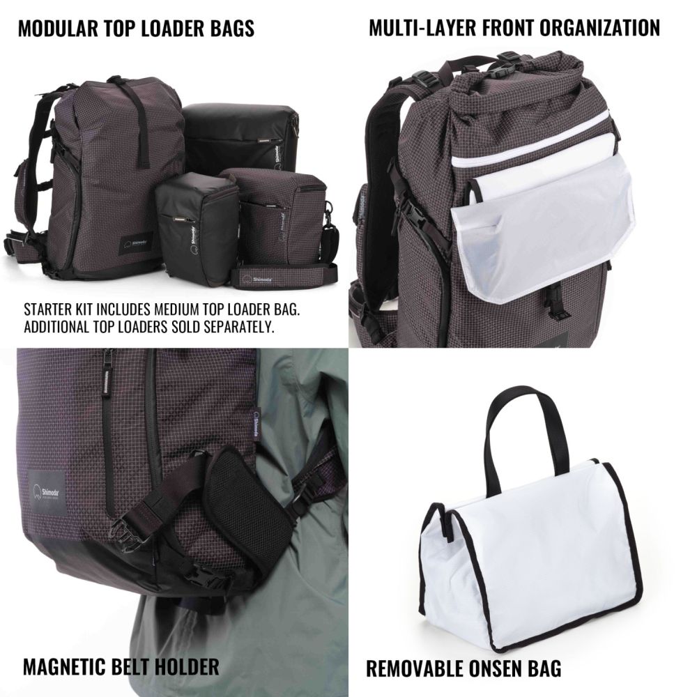 Shimoda Rucksack Sidecountry 28 Women's Starter Kit - schwarz/weiß - 520-353