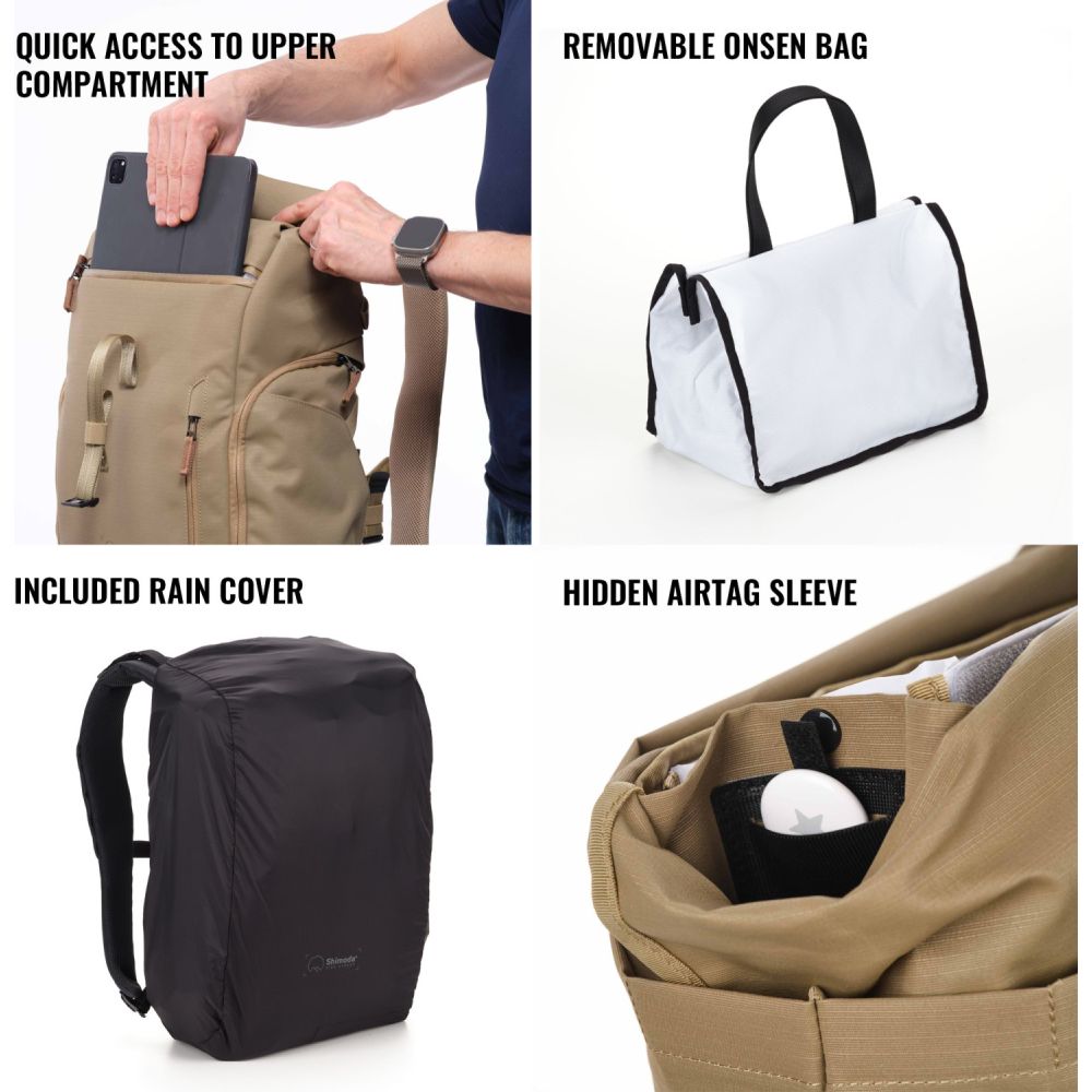 Shimoda Rucksack Side Street 28 Starterset - Boa - 520-383