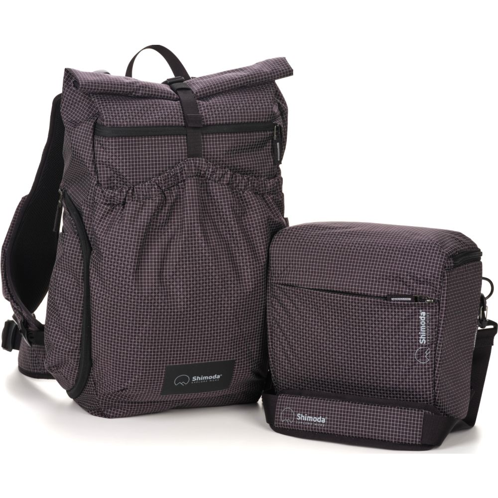 Shimoda Mochila Side lite 22 Starter Kit Mujer - negro/blanco - 520-373