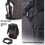 Shimoda Mochila Side lite 22 Starter Kit Mujer - negro/blanco - 520-373