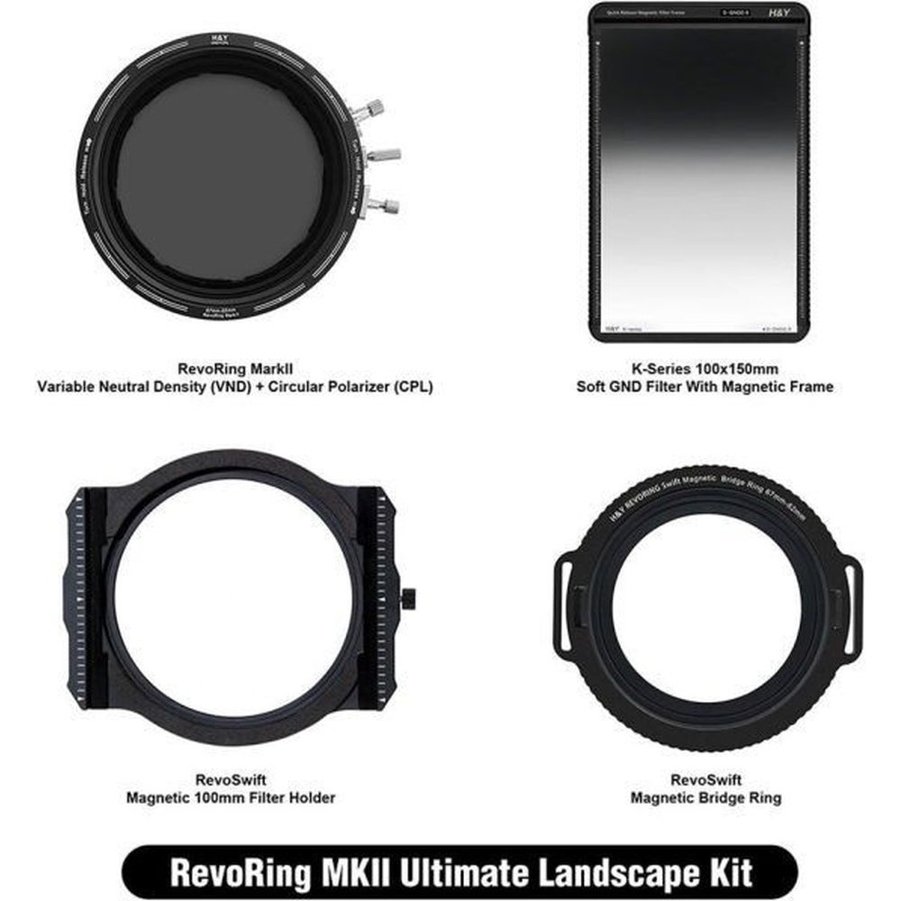 H&Y RevoRing MKII Kit horizontal 58-77mm (RNC77-II + RBR-77 + RH100 + KS09)
