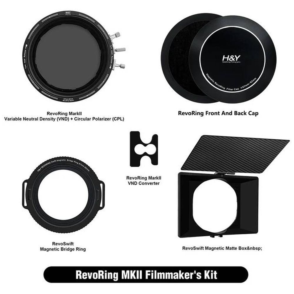 H&Y Revoring MKII kit vidéo 67-82mm (RNC82-II + RBR-82 + RMBOX + RC01)