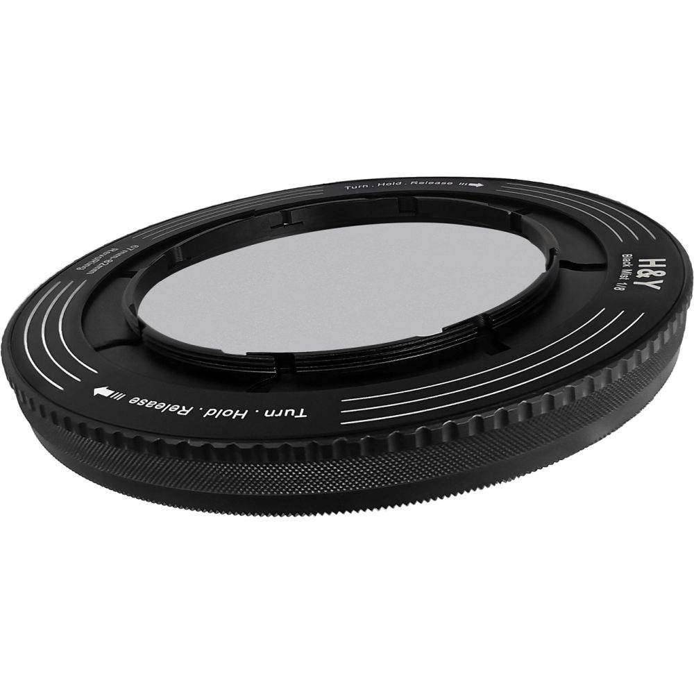 H&Y RevoRing Negro promist 1/8 Filtro (67-82mm)