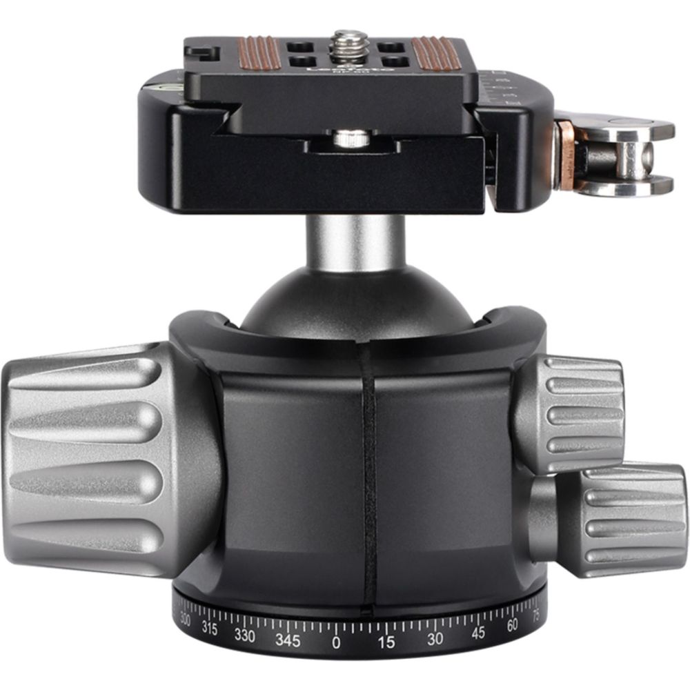 Leofoto Ranger LH-40LR 40mm Rotule à profil bas + pince à dégagement rapide NP-50