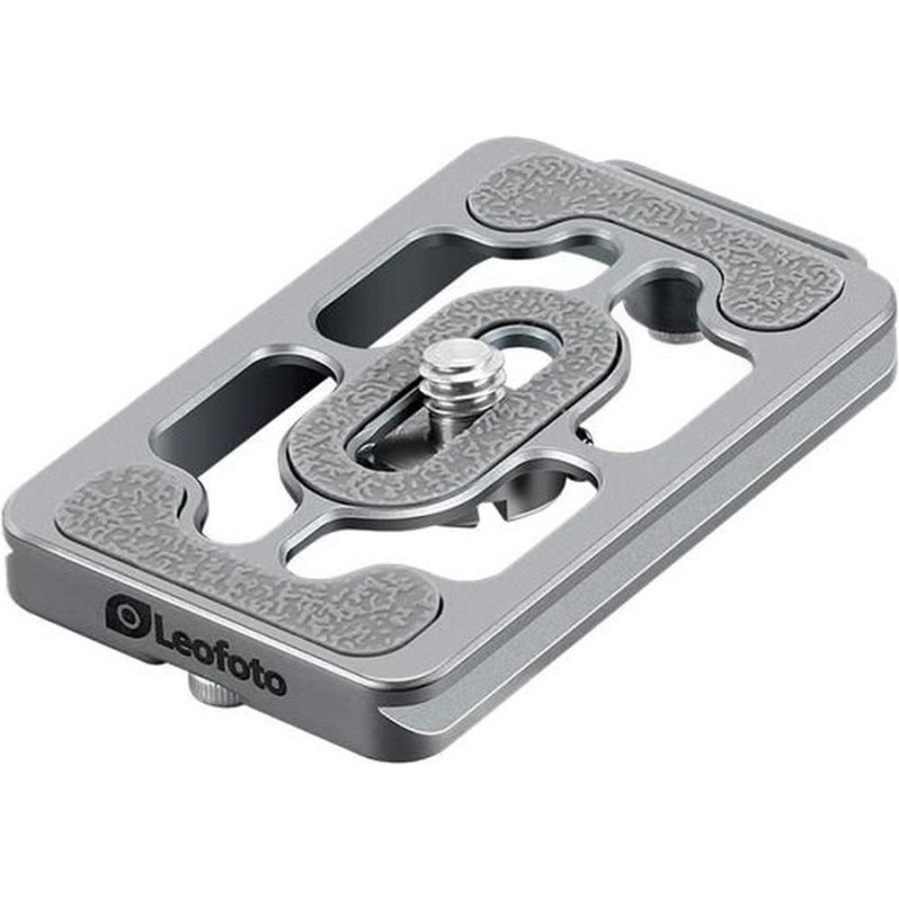 Leofoto NP-65T Placa QR titanio plata