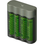 GP Cargador de batería USB M451 incl.... 4 x RECYKO AA 2600 mAh