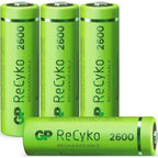 GP Cargador de batería USB M451 incl.... 4 x RECYKO AA 2600 mAh