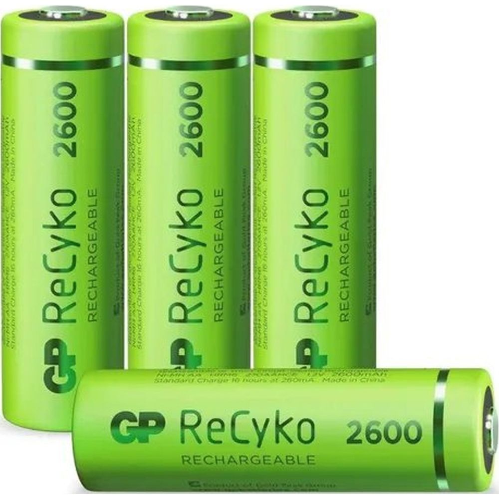 GP Cargador de batería USB M451 incl.... 4 x RECYKO AA 2600 mAh