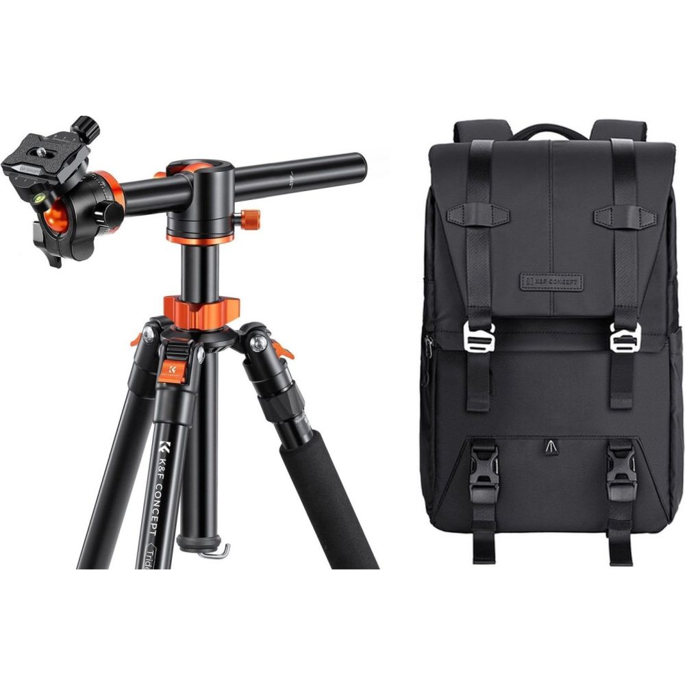 K&F Concept combi trípode/mochila Trípode Trident-T + Mochila Concept Beta 20L negra