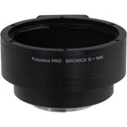 Fotodiox Pro Adattatore per obiettivo - Obiettivo Bronica S SLR per corpo macchina reflex Nikon F Attacco