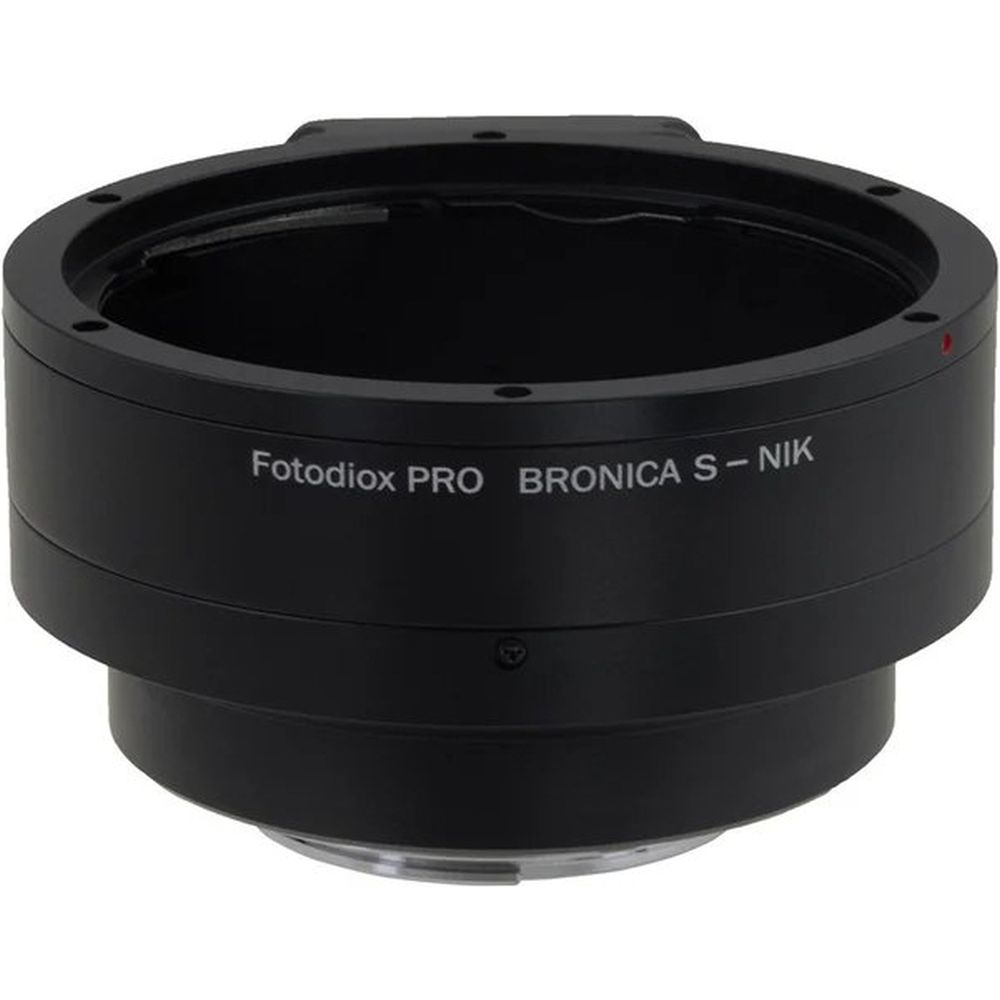 Fotodiox Pro Adattatore per obiettivo - Obiettivo Bronica S SLR per corpo macchina reflex Nikon F Attacco