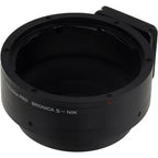 Fotodiox Pro Adattatore per obiettivo - Obiettivo Bronica S SLR per corpo macchina reflex Nikon F Attacco