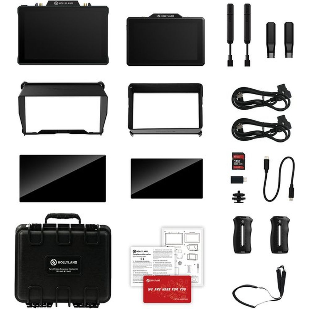 Kit de moniteur émetteur-récepteur sans fil Hollyland Pyro (5,5 pouces et 7 pouces)