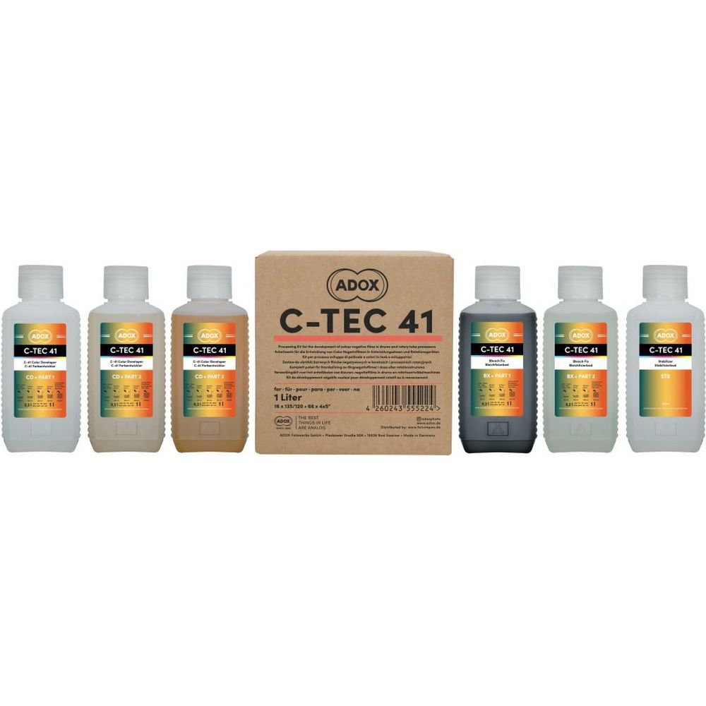 Adox C-Tec C-41 Kit negativo rapido per pellicole da 12-16