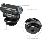 SmallRig 5436 Soporte de liberación rápida para DJI Osmo Action 5 Pro/4/3 con adaptador de zapata fría