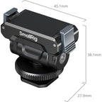SmallRig 5436 Soporte de liberación rápida para DJI Osmo Action 5 Pro/4/3 con adaptador de zapata fría