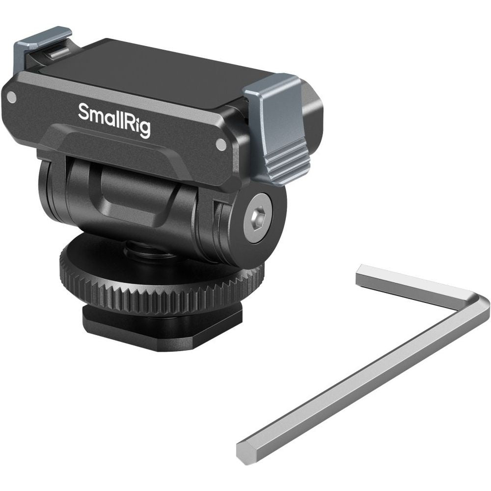 SmallRig 5436 Soporte de liberación rápida para DJI Osmo Action 5 Pro/4/3 con adaptador de zapata fría
