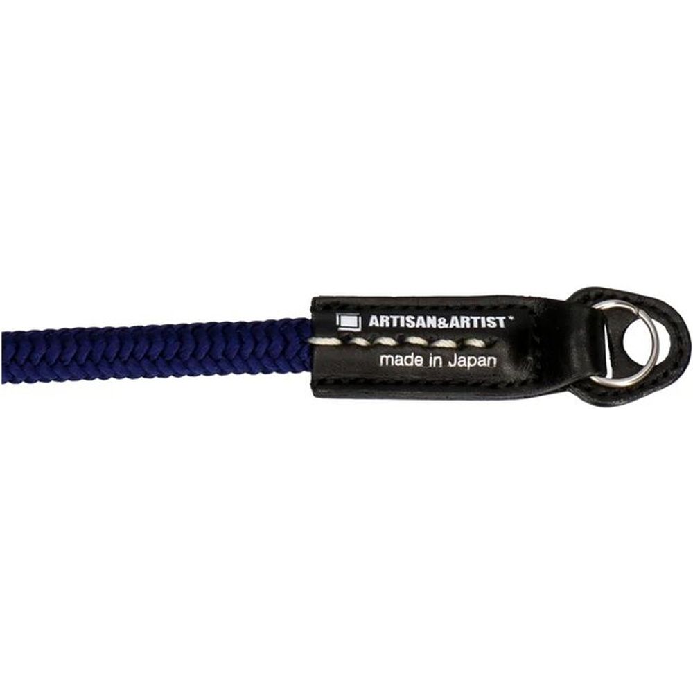 Artisan & Artist ACAM 301A Tracolla per fotocamera in seta blu navy