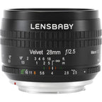 Lensbaby Velvet 28 attacco L