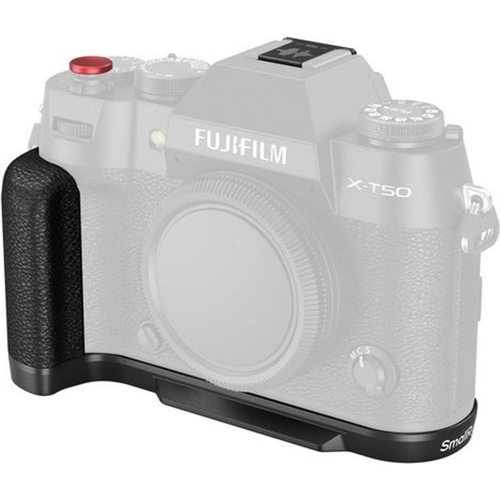 SmallRig 4783C Impugnatura a L in silicone per Fujifilm X-T50 (nero)