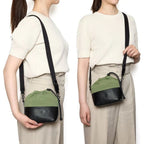Artisan & Artist ACAM CP210 Kameratasche Leder/Stoff Schwarz-Khaki