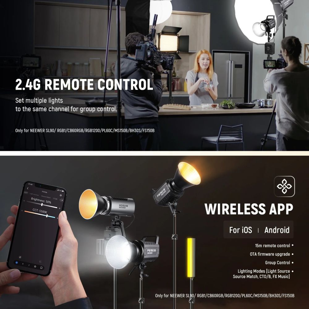 Neewer FS150B Luce LED bicolore