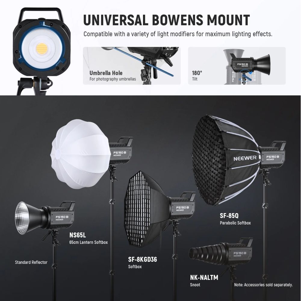 Neewer FS150B Luce LED bicolore